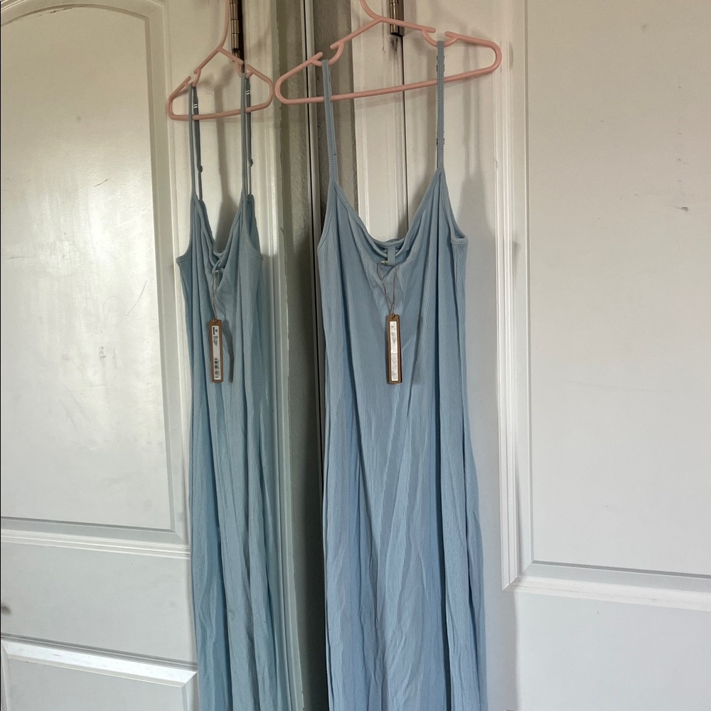 Skims Blue Lounge Dress